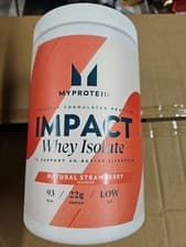 Image of MY PROTEIN IMPACT PROTEIN WHEY ISOLATE NATURAL STRAWBERRY EXP 10/25