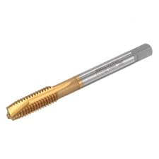 Image of M8 x 1.25 + 0.1 High Speed Steel Titanium Coated Machine Spiral Point Taps