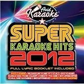 Image of Various Artists Super Karaoke Hits 2012 (CD) Album New and Sealed