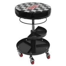 Image of Sealey SCR15 Mechanic's Seat and Tool Tray Combo - SCR15COMBO
