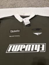 Image of Jordan Essentials Long-Sleeve Rugby Top X-Large Green HF9323-010 NWT $95