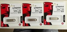 Image of Set of three Kingston DataTraveler SE9 16GB USB 2.0 Flash Drives - brand new