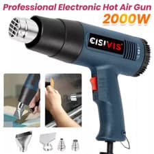 Image of 2KW Variable Temperature Heat Gun Hot Air Paint Stripping Remover DIY Tool UK