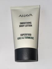 Image of Ahava Body Smoothing Lotion Superfood Kale & Turmeric Moisturiser 40ml ~ New