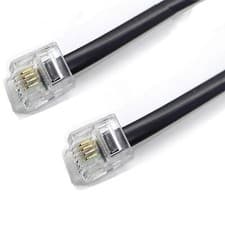 Image of RJ11 to RJ45 Ethernet Network Internet Cable & RJ11 ADSL Router Phone Lead Lot