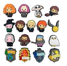 Image of Harry Potter Shoe Charms Set PVC Shoe Decorations Crocs Beach Bag Accessories