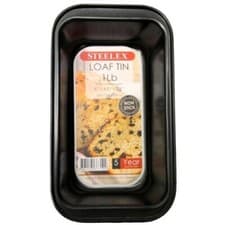 Image of Steelex Loaf Tin Non Stick 1lb Quality Bakeware Easy Release 5 Year Guarantee