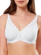 Image of Triumph Amourette Bra W01 Underwired Minimizer Bras High Apex Lace Lingerie