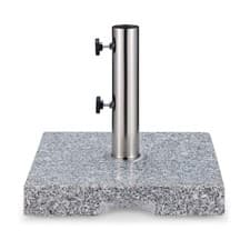 Image of VonHaus Parasol Base 22kg - Heavy Duty Stone Granite Umbrella Stand for Outdoor