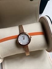 Image of Accurist 78008 Ladies Quartz Rose Gold Coloured Case Watch