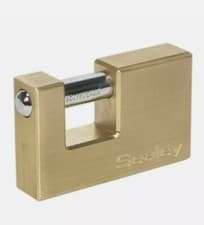 Image of Sealey PL209 Brass Shutter Padlock 76mm