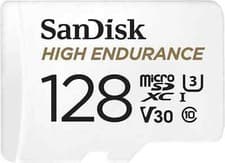 Image of SanDisk 128GB High Endurance micro SDXC card IP Cams & Nextbase Dash Cams UK