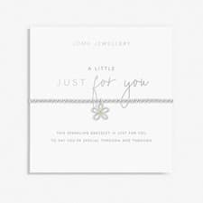 Image of Joma Silver Plated Beaded Bracelet A Little JUST FOR YOU + Gift Bag 4083