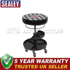 Image of Sealey SCR15 Mechanic's Seat and Tool Tray Combo SCR15COMBO