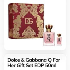 Image of Dolce & Gabbana Q For Her Gift Set EDP 50ml