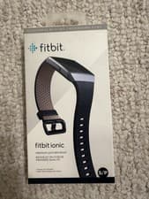 Image of Fitbit Ionic Premium Leather Band (FB164LBNVS) - Small - Midnight Blue