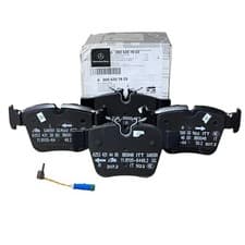 Image of Mercedes-Benz Genuine AMG Brake Pads With Wear Sensor Rear Fits C-Class 205