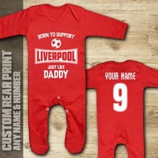 Image of Liverpool - Football - Born to Support - Baby Romper suit