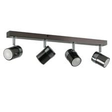 Image of 4 Way Ceiling Spotlight Adjustable Kitchen Bar Spot Light LED GU10 Bulbs Lamp
