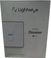 Image of Lightwave 1 Gang White Metal MK2 Smart Dimmer with Energy Monitoring LP21WH