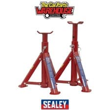 Image of Sealey AS2000F Folding Type Axle Stands (Pair) 2 Tonne Capacity per Stand