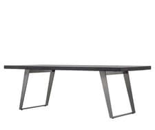 Image of Gallery Newington Large Dining Table 220cm in Black New In Box Rrp £1599