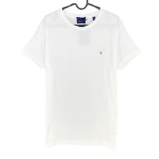 Image of GANT White Original Slim Crew Neck T Shirt Top Size XL