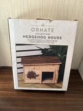 Image of Hedgehog House & Hibernation Shelter Predator Proof Outdoor Habitat Wildlife