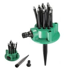 Image of Easily Water Your Lawn with This High Quality 12 Tube Sprinkler System!