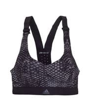 Image of ADIDAS Climachill Womens Black High Support Sports Bra Size Medium C/D NEW