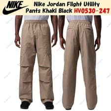 Image of Nike Jordan Flight Utility Pants Khaki Black HV0530-247 US Size