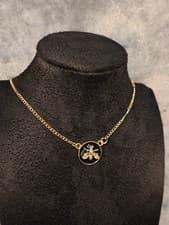 Image of Bee Pendant Necklace Gold-Tone Finish – Adjustable 48–55cm - Cute Gift For Her