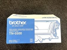 Image of 1x NEW ORIGINAL BROTHER TN5500 BLACK TONER LASER PRINTER CARTRIDGE HIGH YIELD