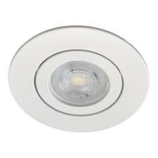 Image of Aurora Adjustable Downlight GU10 Fire Rated EN DLM982X White Chrome Nickel