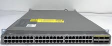 Image of Cisco Nexus N9K-C9372TX with 48p 100M/1/10G-T and 6p 40G QSFP+ Network Switch