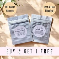 Image of Scented Vacuum Freshener Discs x 6 | Odour Neutraliser | Pet Odour Remover