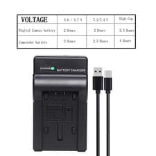 Image of Battery Charger for Panasonic HC-250EB HC-V130 HC-V210 HC-V270 VXF-999 VW-VBT190