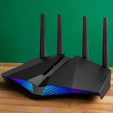 Image of Gaming Wifi Router ASUS RT-AX82U Dual Band WiFi 6 Routers AX 5400 RGB Light Home