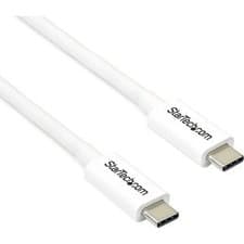 Image of Startech 6.6Ft 2M Thunderbolt 3 Cable 20Gbps 100W Pd 4K Video Thunderbolt-Certif