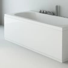 Image of Aqua Sure Waterproof Gloss White Front Bath Panel & Plinth 1720 x 30 x 610mm New