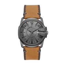 Image of DIESEL Master Chief Series Watch for Men Three Hand Date Movement with Stainless
