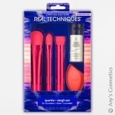 Image of 1 REAL TECHNIQUES Sparkle + Sleigh Makeup Brush & Sponge Set "RT-0015" *Joy's*