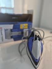 Image of Russell Hobbs Easy Store Pro 2400W Steam Iron 23770 Blue White