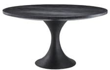 Image of Eichholtz Luxury Dining Table Black Ø 140 x H. 76 cm Round Kitchen Table Table