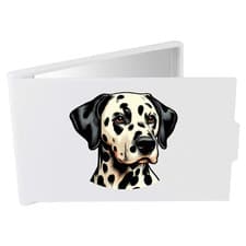 Image of 'Dalmation Dog Portrait' Compact / Travel / Pocket Makeup Mirror (CM00044390)