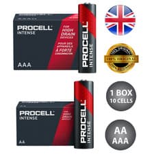 Image of Procell Intense AA AAA Batteries LR6 LR03 1.5V Replaces Duracell Industrial