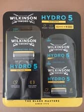 Image of Wilkinson Sword Hydro 5 Ultimate Razor Handle + 9 Blades Refill