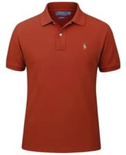 Image of Men’s RalphLauren Polo Cotton Shirt Small Pony Short Sleeve Branded Summer Shirt