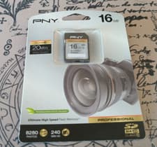 Image of PNY 16GB Memory Card - Class 10 - New & Sealed