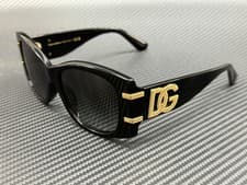 Image of DOLCE & GABBANA DG4501 501 8G Black Grey Gradient Women's 54 mm Sunglasses